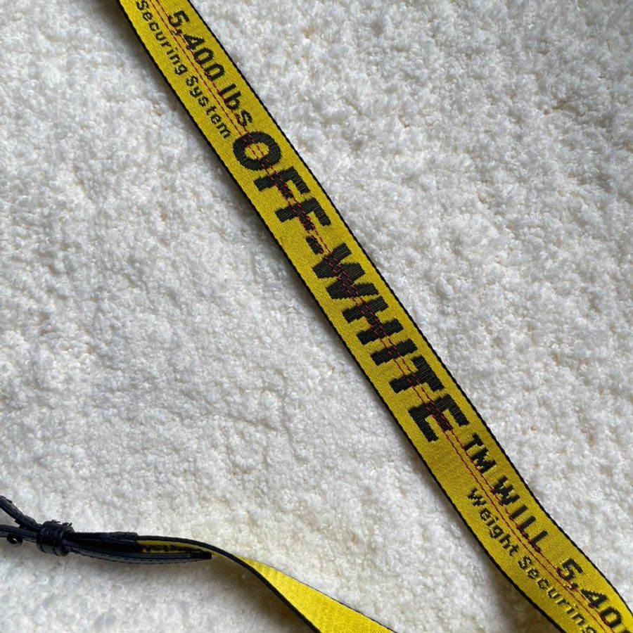 Off-White™ 工業帆布背帶夾子包-16