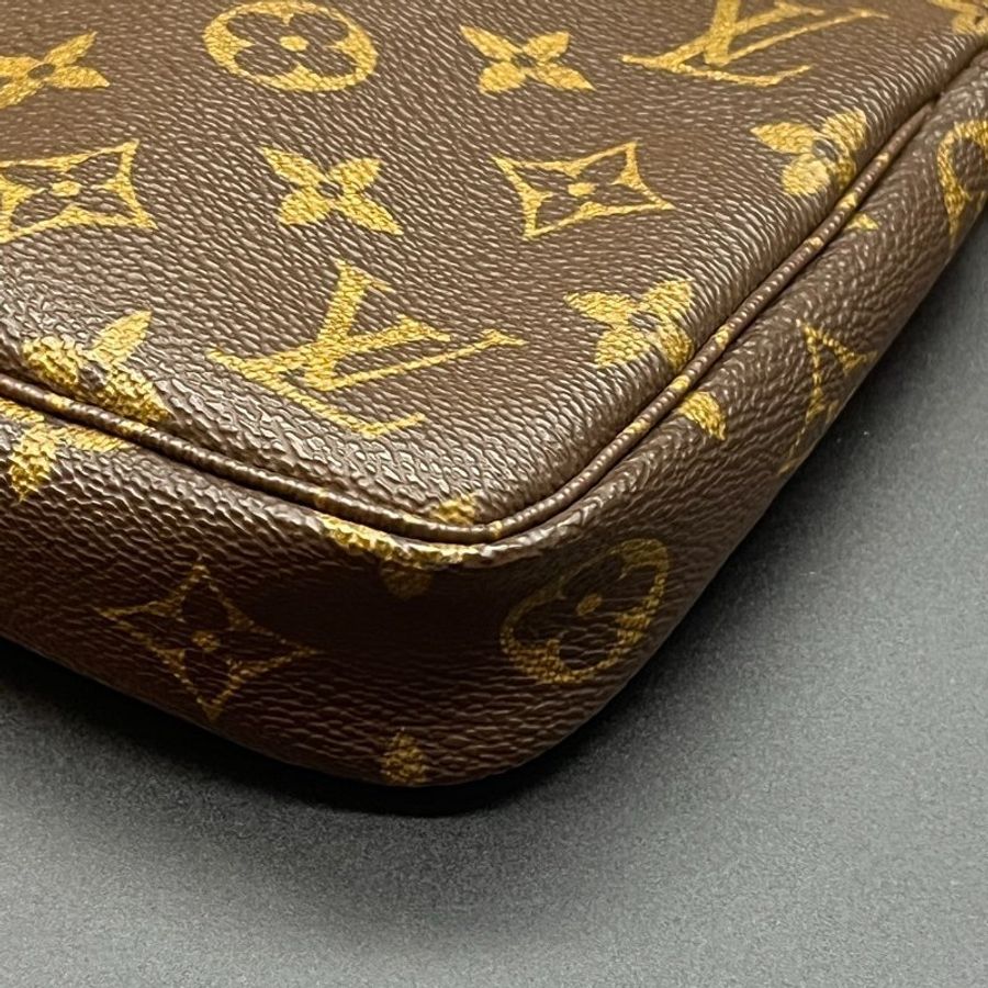 Louis Vuitton LV 老花字紋腋下包/手提包/肩背包/化粧包/麻將包-3