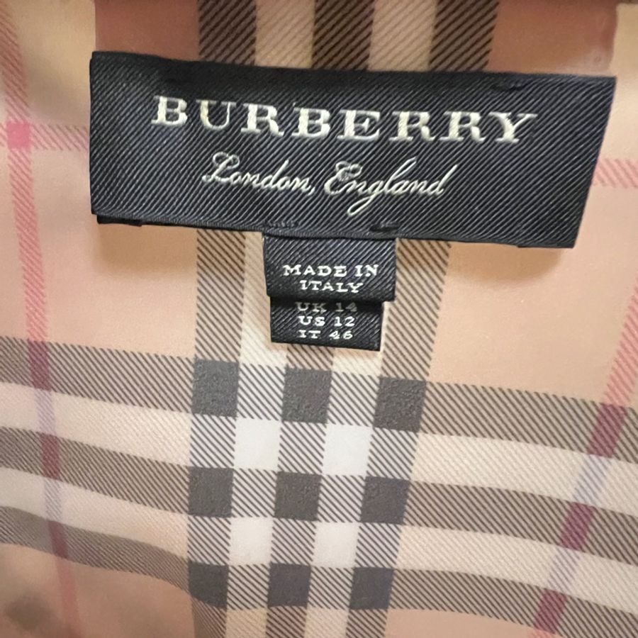 🍒BURBERRY經典花色雨衣 size:46 / 2F231010-1-6