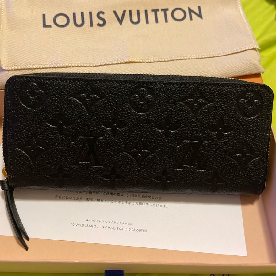 LV 真皮Clémence黑色長夾 M60171-2