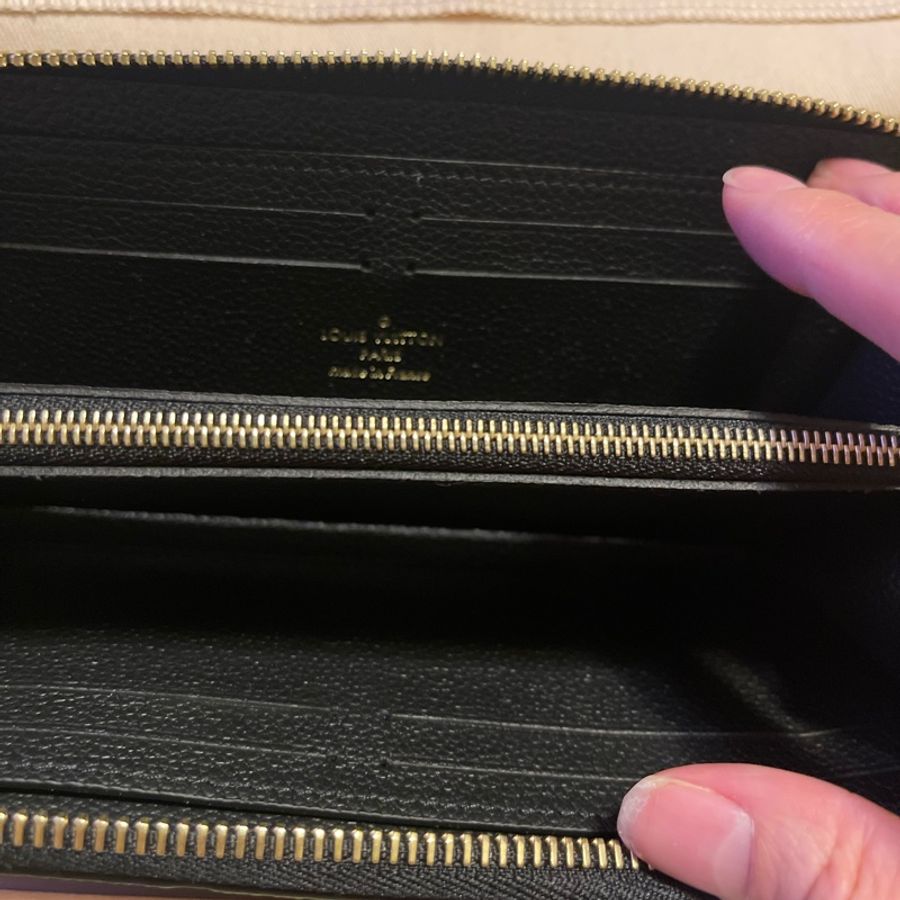 LV 真皮Clémence黑色長夾 M60171-3
