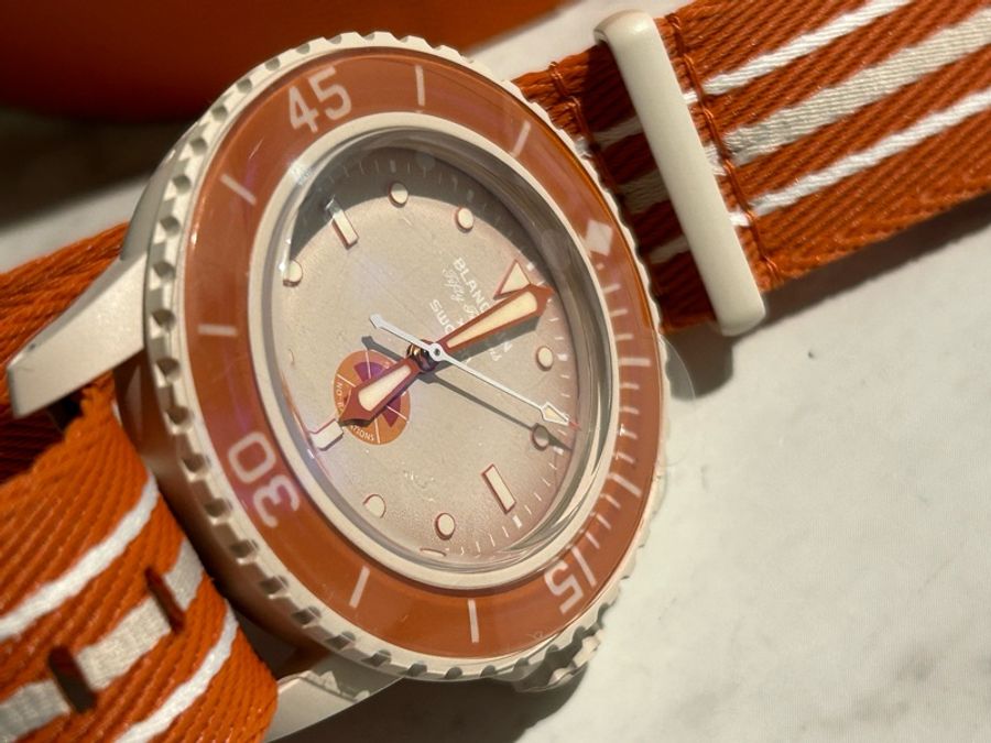 現貨Blancpain X Swatch 聯名系列五十噚寶珀錶-5
