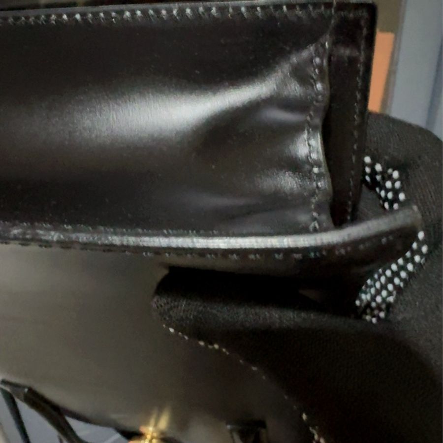 Cartier中古豹頭黑金包/琴譜包/Vintage-12