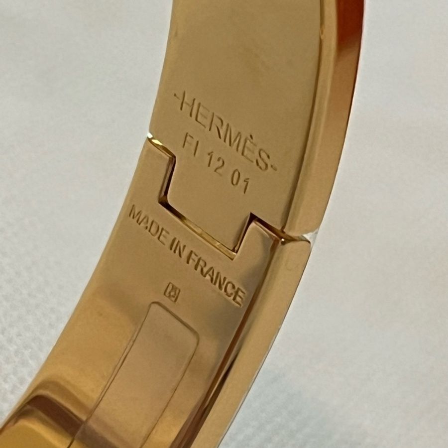 Hermès Clic H Quadrige au Fil黑金手環-6