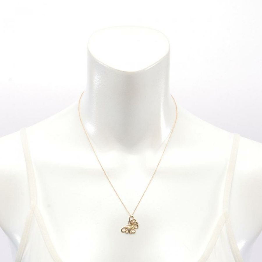 【日本直送】 TIFFANY & Co. TIFFANY & Co. 蝴蝶 項鍊 K18YG 金黃色-3