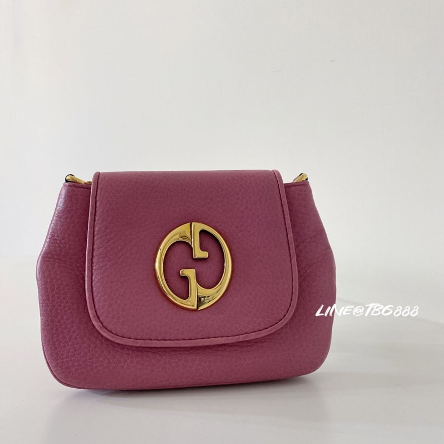 GUCCI  粉紫色鍊條包-2