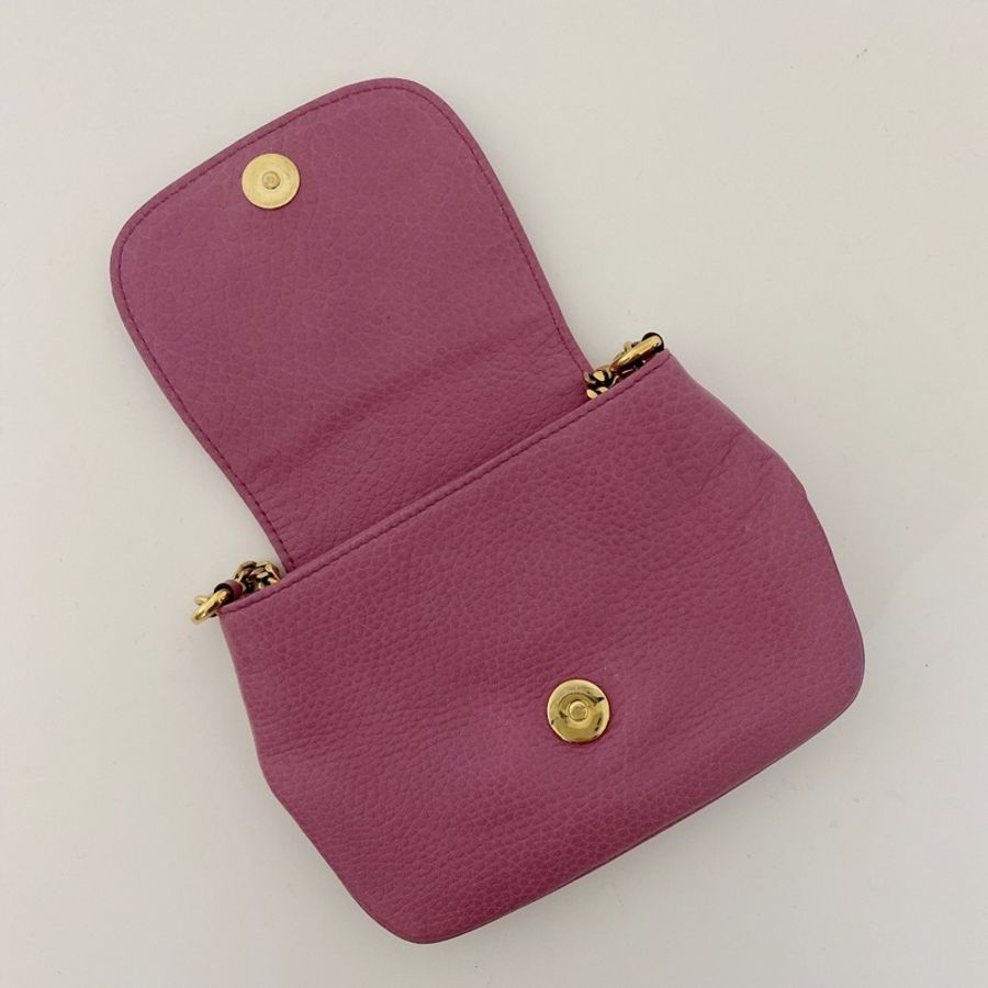 GUCCI  粉紫色鍊條包-7