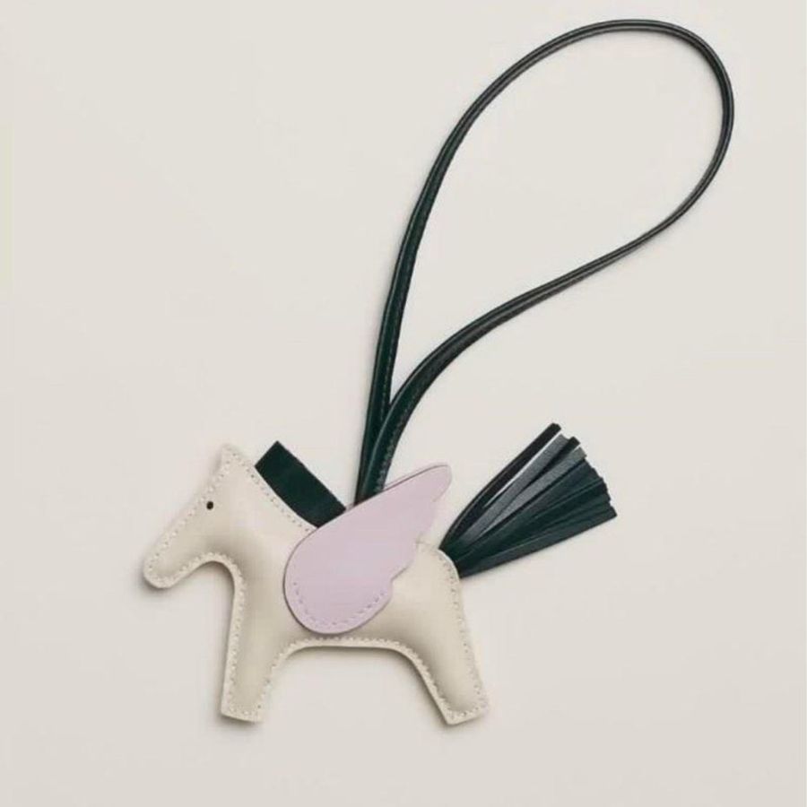 【預購】愛馬仕 HERMES Rodeo 飛馬吊飾 奶昔白*夢幻紫*松柏綠 PM-1