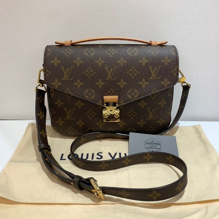 LV 手提包/斜背包/側背包/學院包/郵差包 M44875 9成新-2