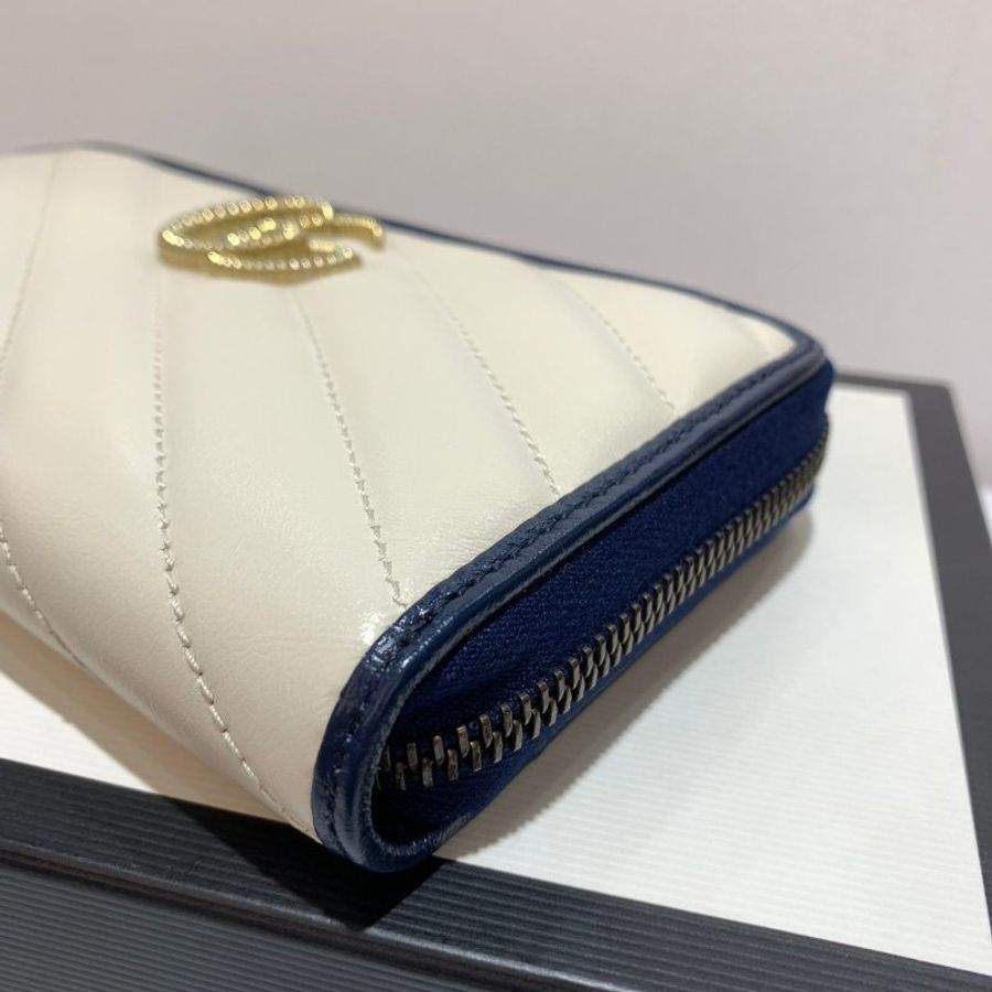 GUCCI 馬夢拉鍊長夾/皮夾 全新-3