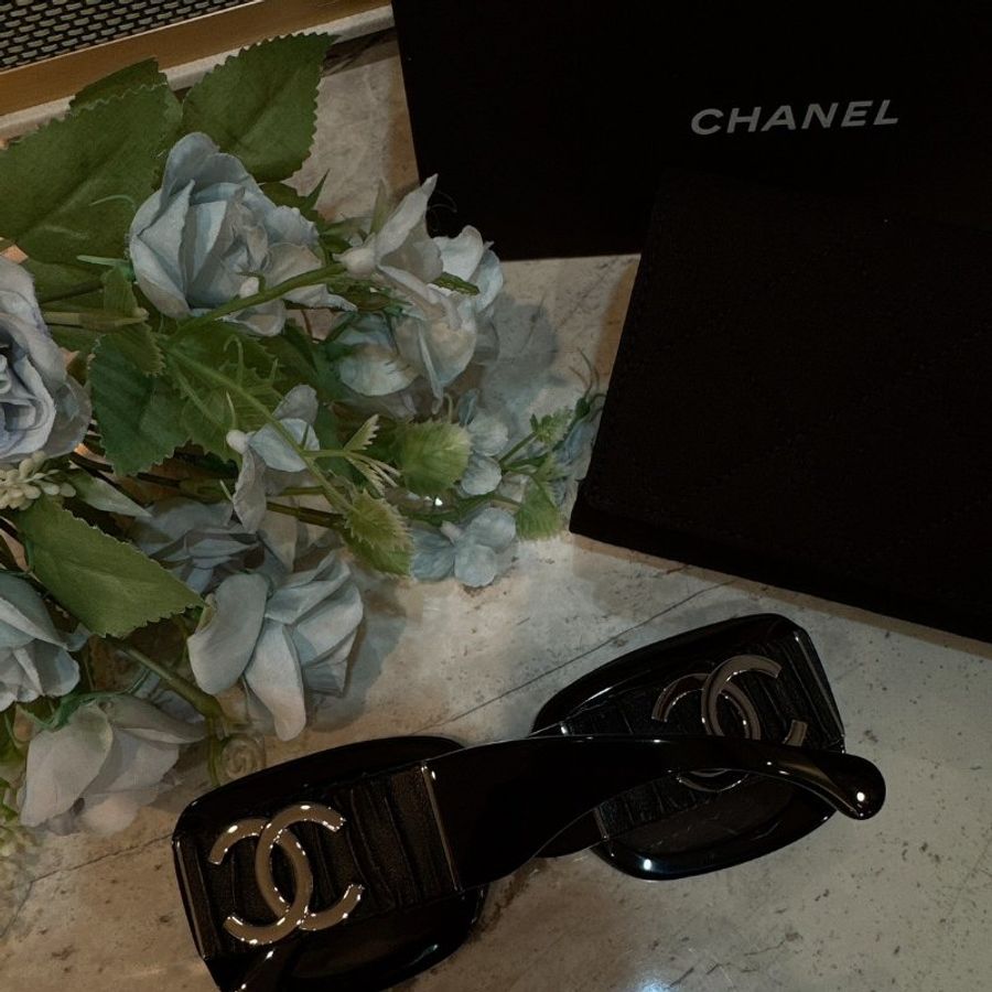 【預購】麗睛眼鏡Chanel【可刷卡分期】香奈兒 CH5473Q 黑銀色 太陽眼鏡 香奈兒新款太陽眼鏡 香奈兒熱賣款眼鏡-7