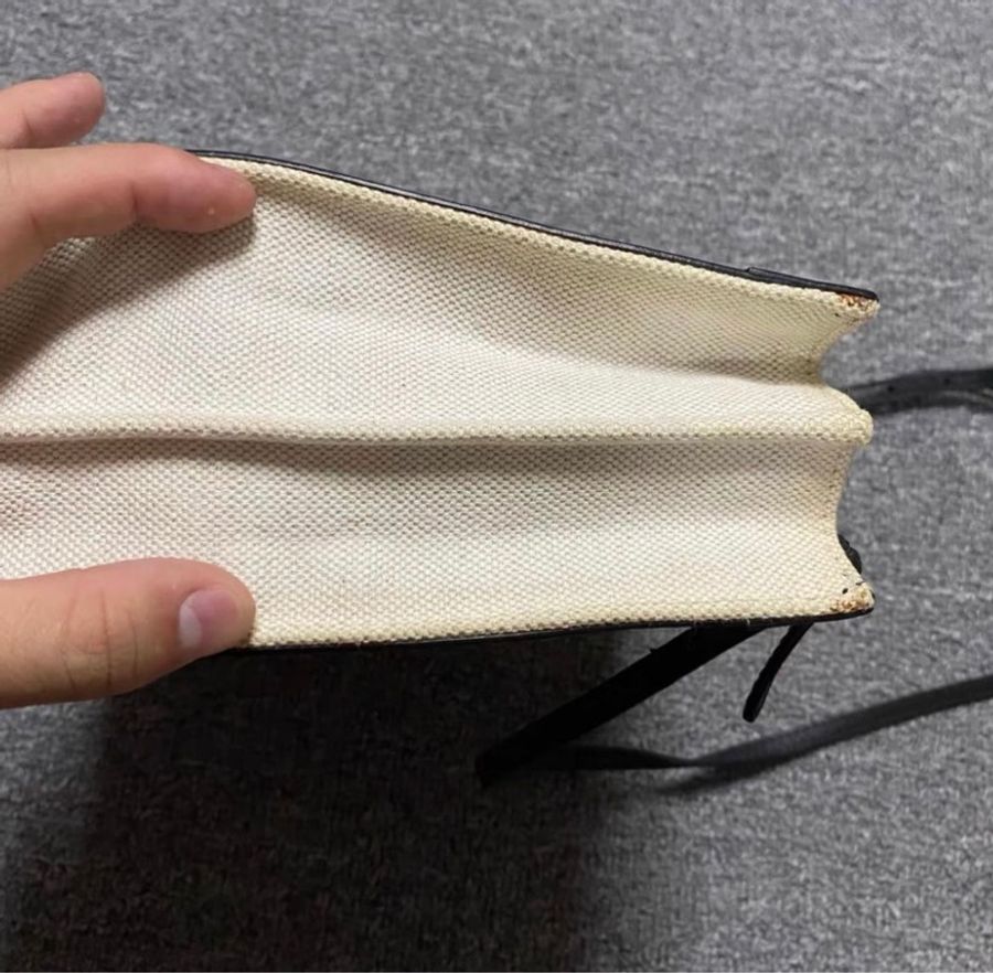 Balenciaga巴黎世家 canvas帆布包 信封包-17