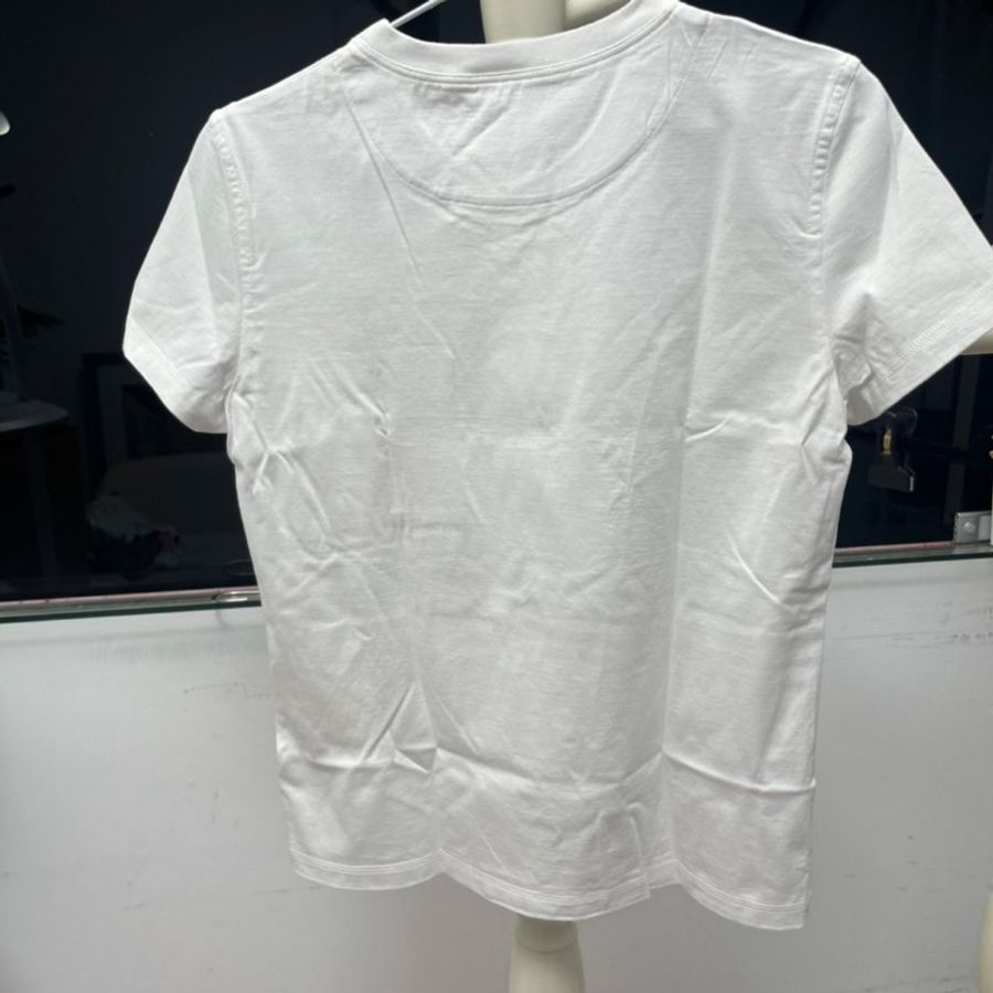 Hermes 白色 t shirt 刺繡H圖-6