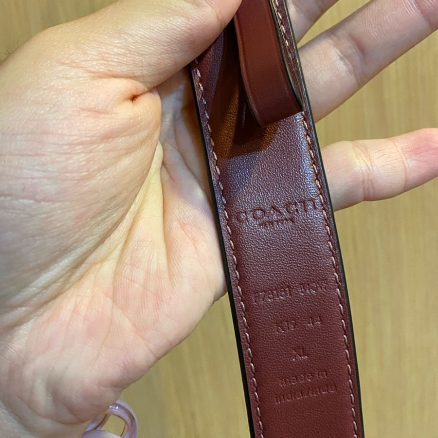 COACH🐎經典馬車女款皮帶-3