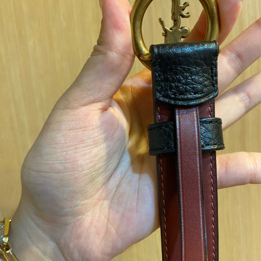 COACH🐎經典馬車女款皮帶-6