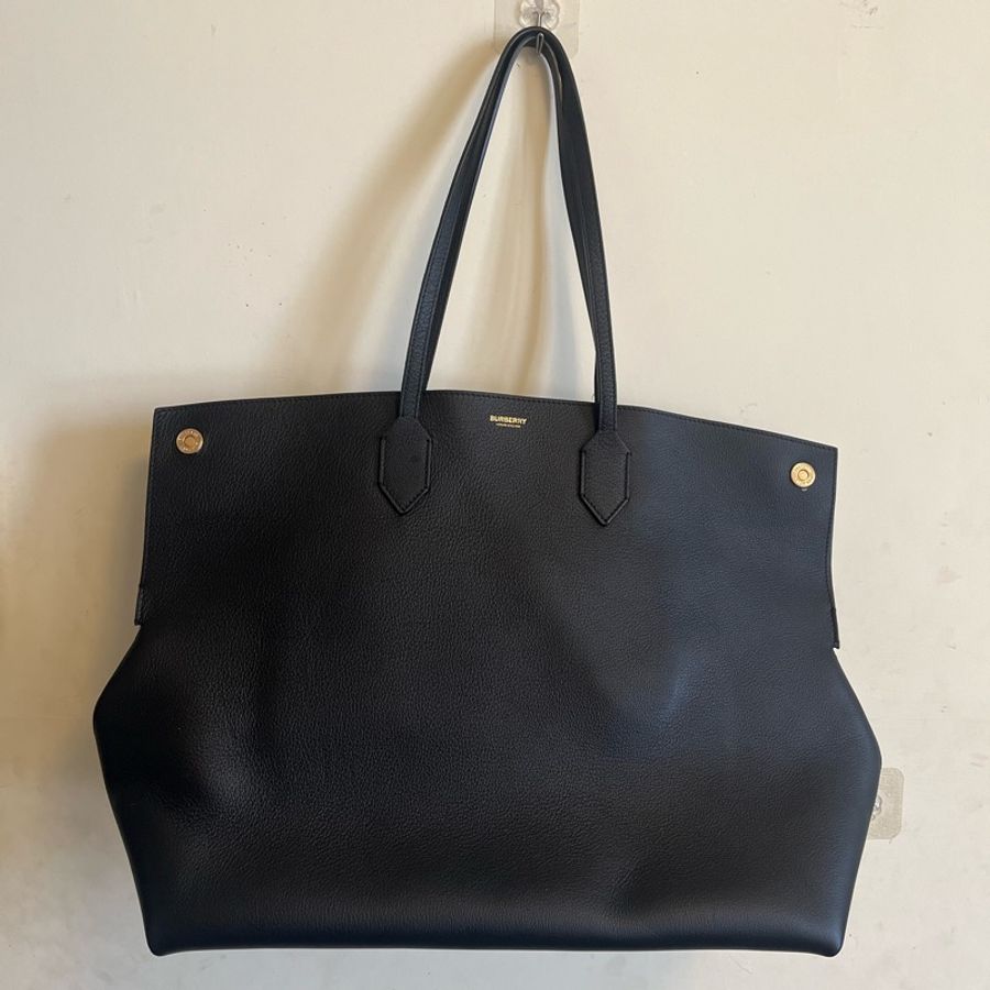 Burberry 全新牛皮離櫃兩用肩背包-5