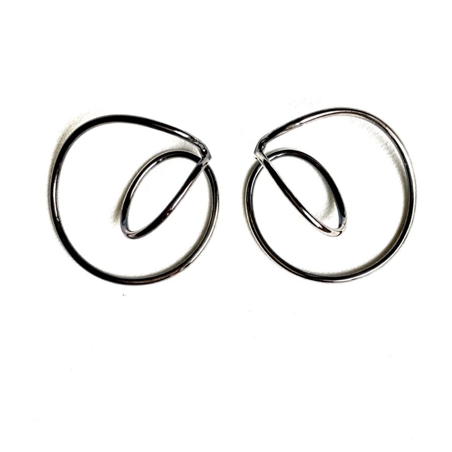 喬治傑生 Georg Jensen Alliance 純銀耳扣(絕版品)-0