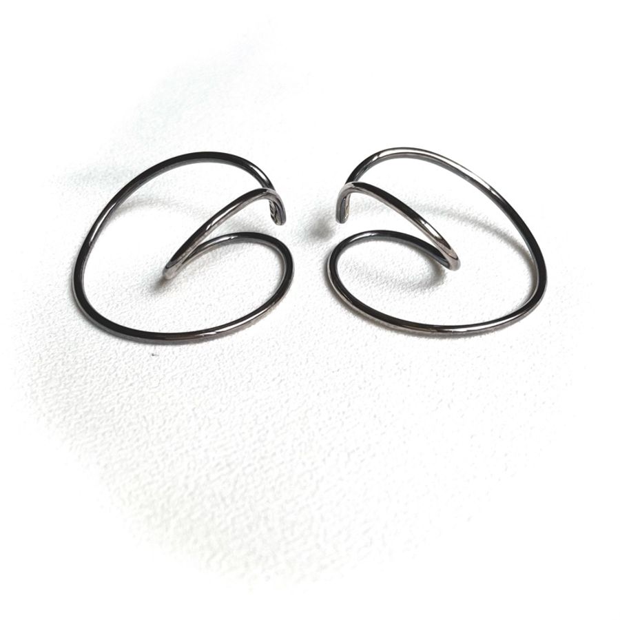 喬治傑生 Georg Jensen Alliance 純銀耳扣(絕版品)-1