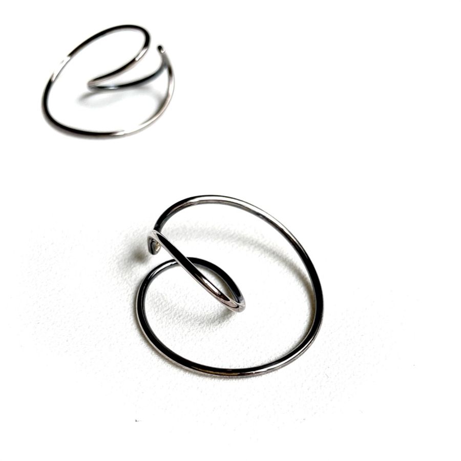 喬治傑生 Georg Jensen Alliance 純銀耳扣(絕版品)-2