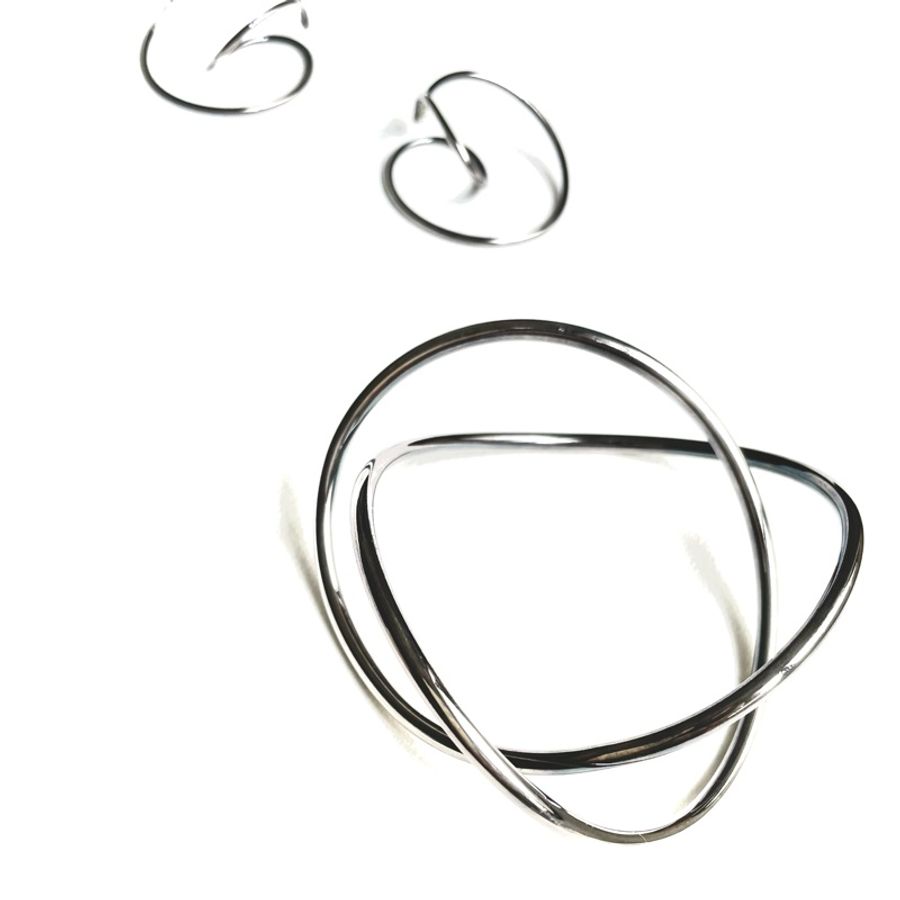 喬治傑生 Georg Jensen Alliance 純銀耳扣(絕版品)-6