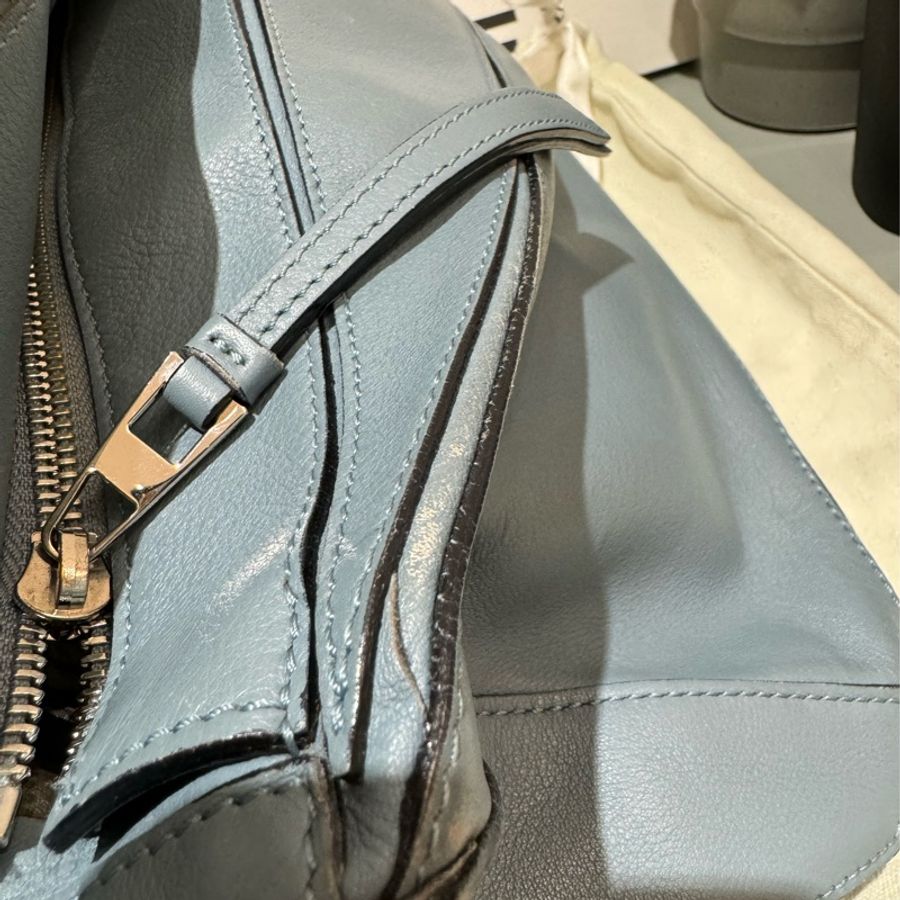 Loewe puzzle bag small 霧霾藍-4