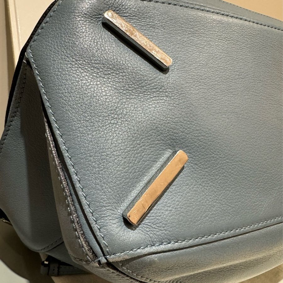 Loewe puzzle bag small 霧霾藍-5