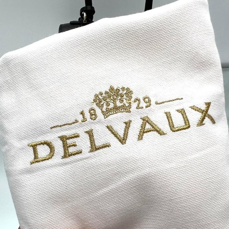 "限時降價 夏季折扣"-Delvaux Box 小牛皮 迷你 Brillant包 黑色《2024季度★全新商品 》-11