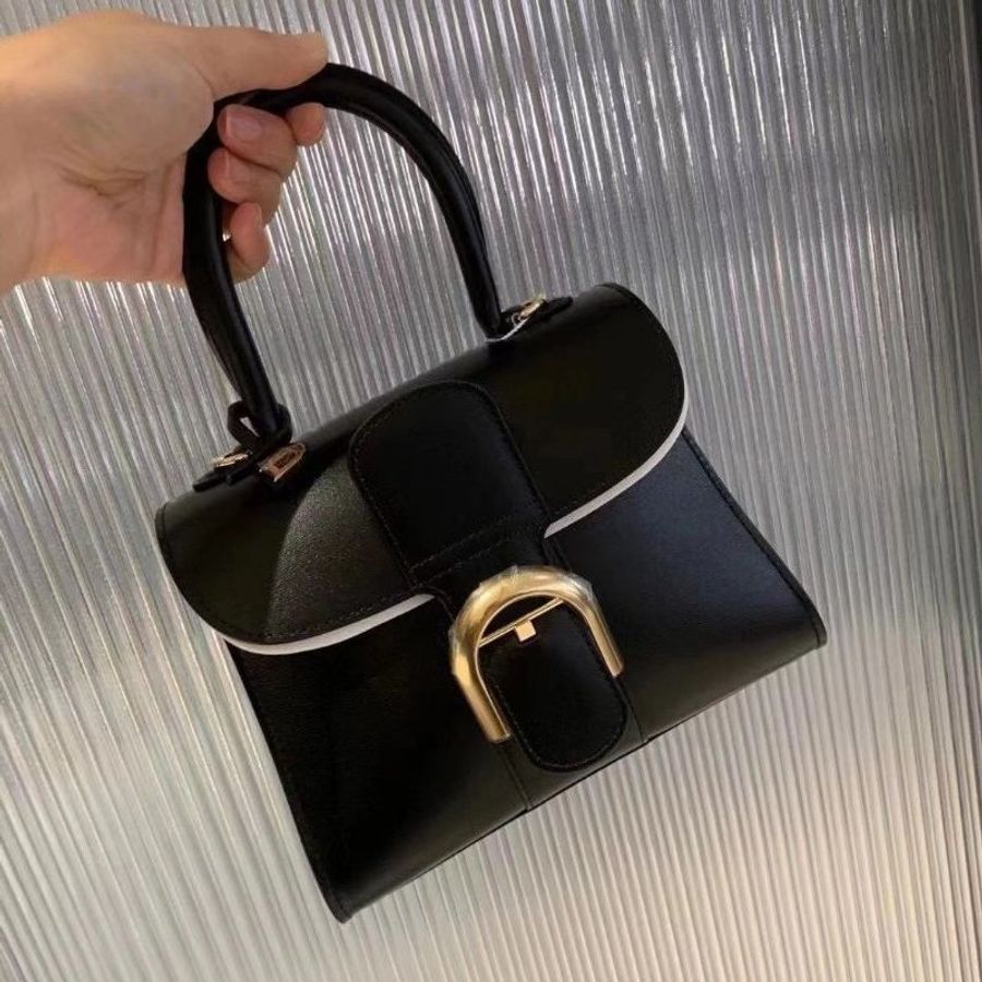 "限時降價 夏季折扣"-Delvaux Box 小牛皮 迷你 Brillant包 黑色《2024季度★全新商品 》-3