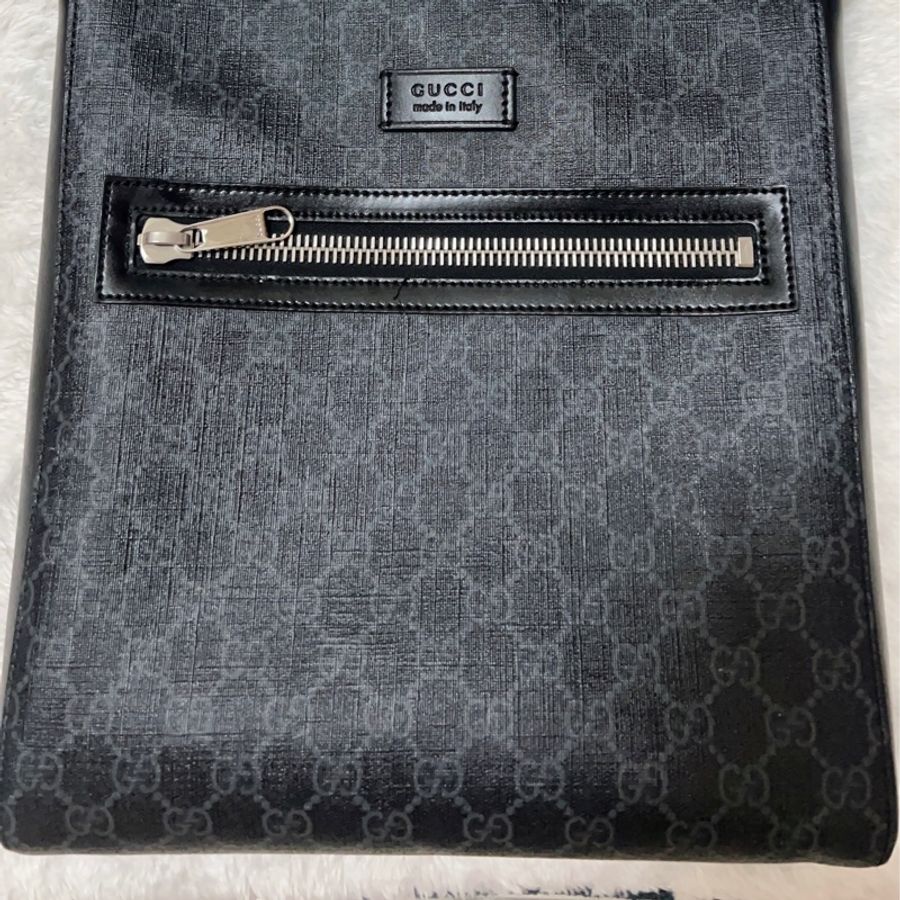 GUCCI古馳GG Supreme帆布郵差包/二手/7.5成新-13
