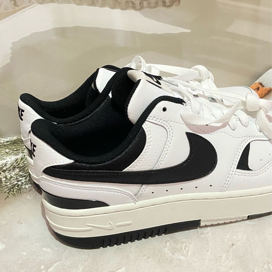 👟 Nike Gamma Force White Black 女 黑白 網美款熊貓鞋 休閒鞋 DX9176-100-5
