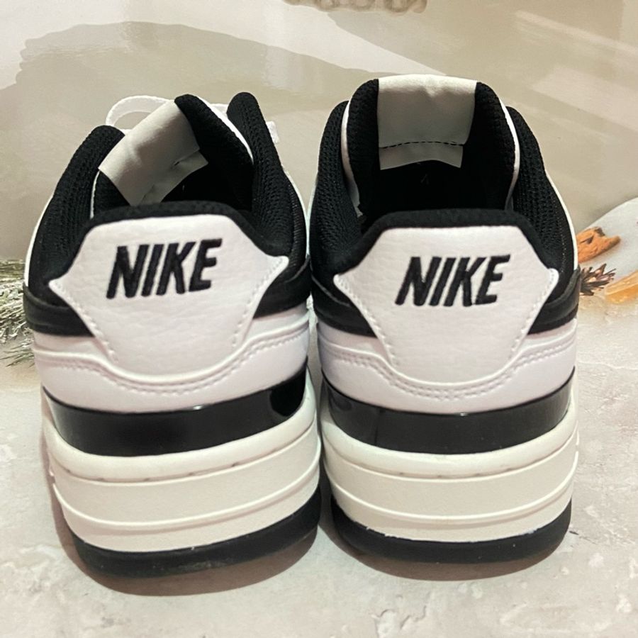 👟 Nike Gamma Force White Black 女 黑白 網美款熊貓鞋 休閒鞋 DX9176-100-6