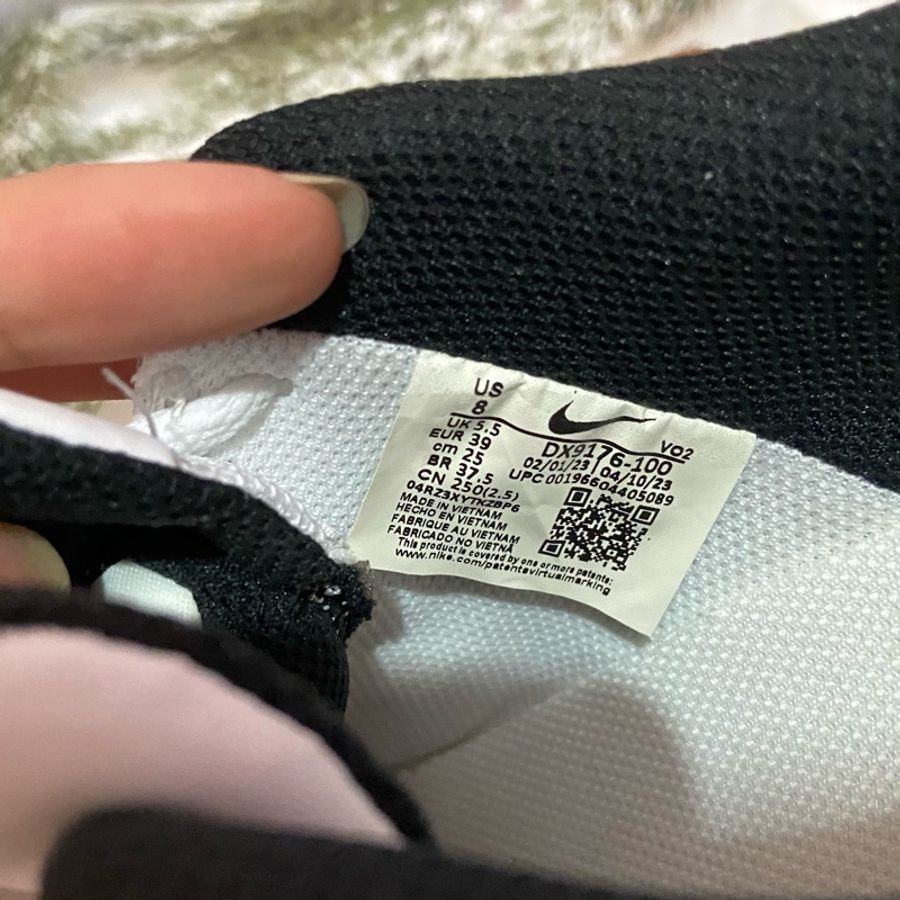 👟 Nike Gamma Force White Black 女 黑白 網美款熊貓鞋 休閒鞋 DX9176-100-8