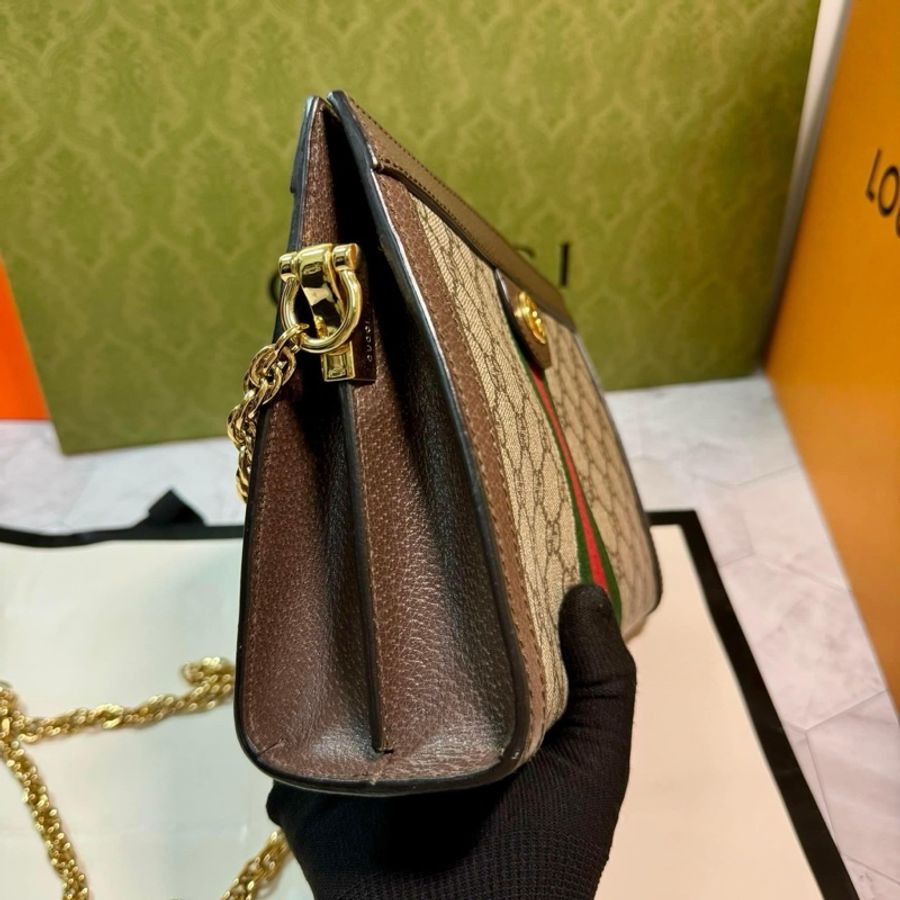 Gucci ophidia烏木色鏈條包-7