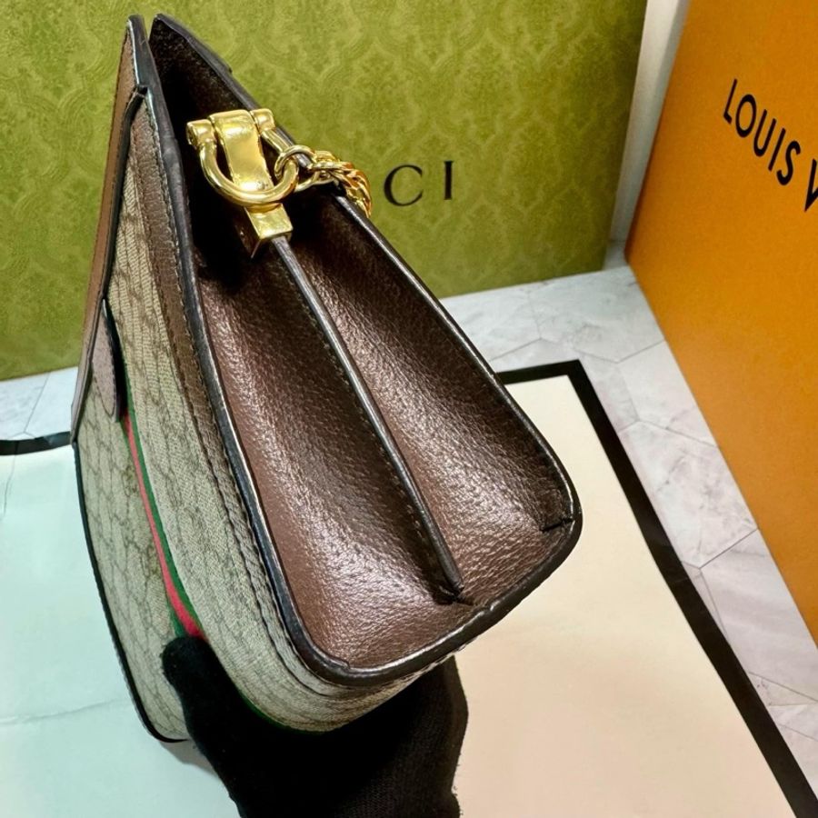 Gucci ophidia烏木色鏈條包-23