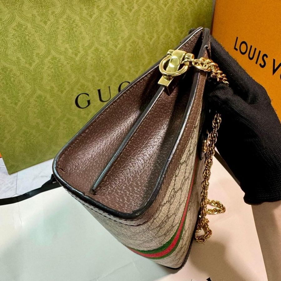 Gucci ophidia烏木色鏈條包-24