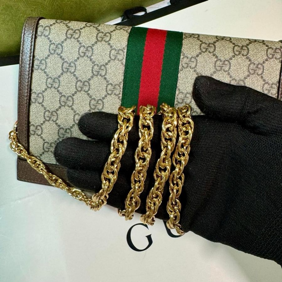 Gucci ophidia烏木色鏈條包-39