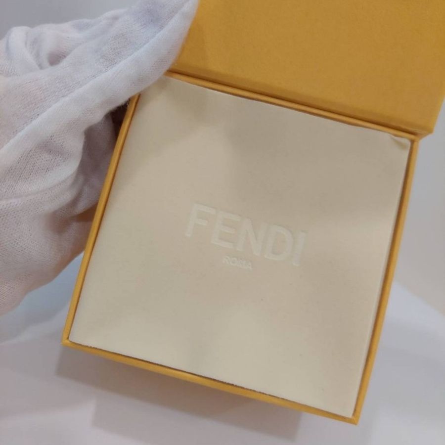 FENDI經典FF琥珀LOGO耳環-8