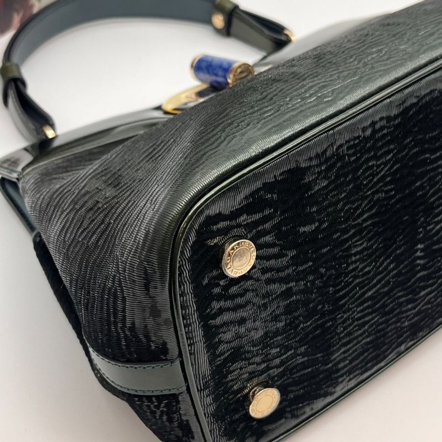 BVLGARI 寶格麗 b.zero1 綠色珠寶 異材質 肩背包/斜背包/手提包-2