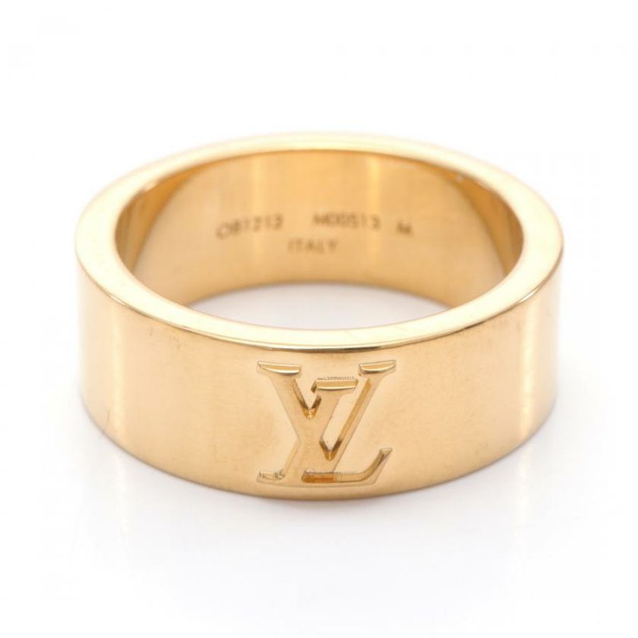 【日本直送】 LOUIS VUITTON 路易斯 威登 左心室 直覺 放 2 戒指 戒指 全科醫生 金子 1 觀點 僅有的-0