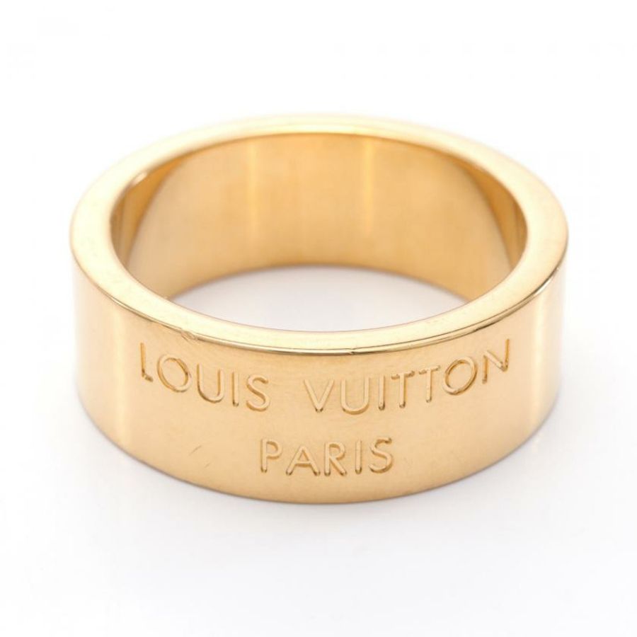 【日本直送】 LOUIS VUITTON 路易斯 威登 左心室 直覺 放 2 戒指 戒指 全科醫生 金子 1 觀點 僅有的-2