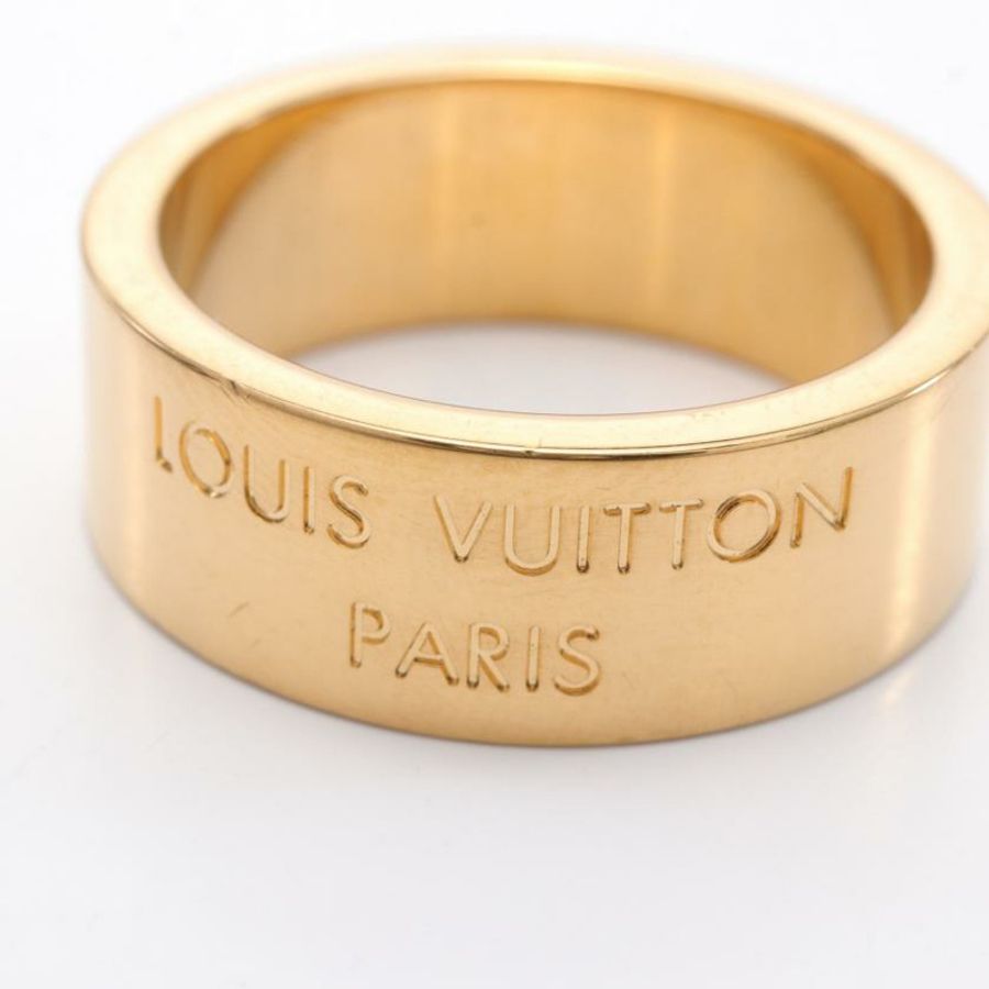 【日本直送】 LOUIS VUITTON 路易斯 威登 左心室 直覺 放 2 戒指 戒指 全科醫生 金子 1 觀點 僅有的-3