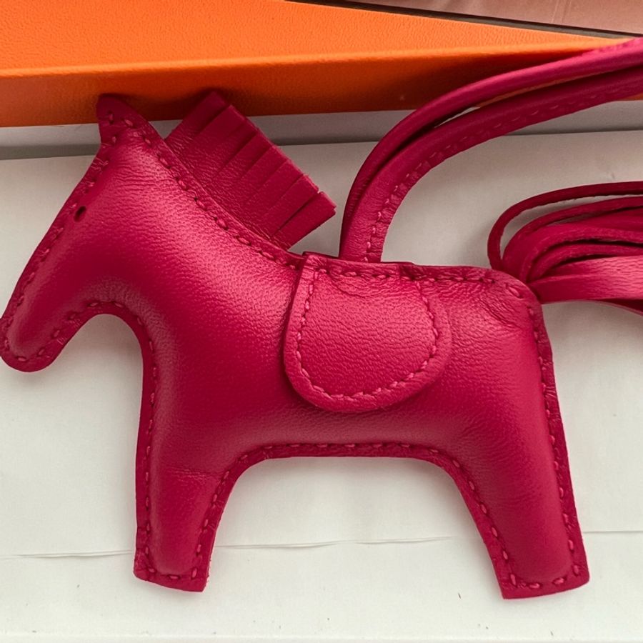 Hermes全新Rodeo pm 墨西哥粉色小馬-2
