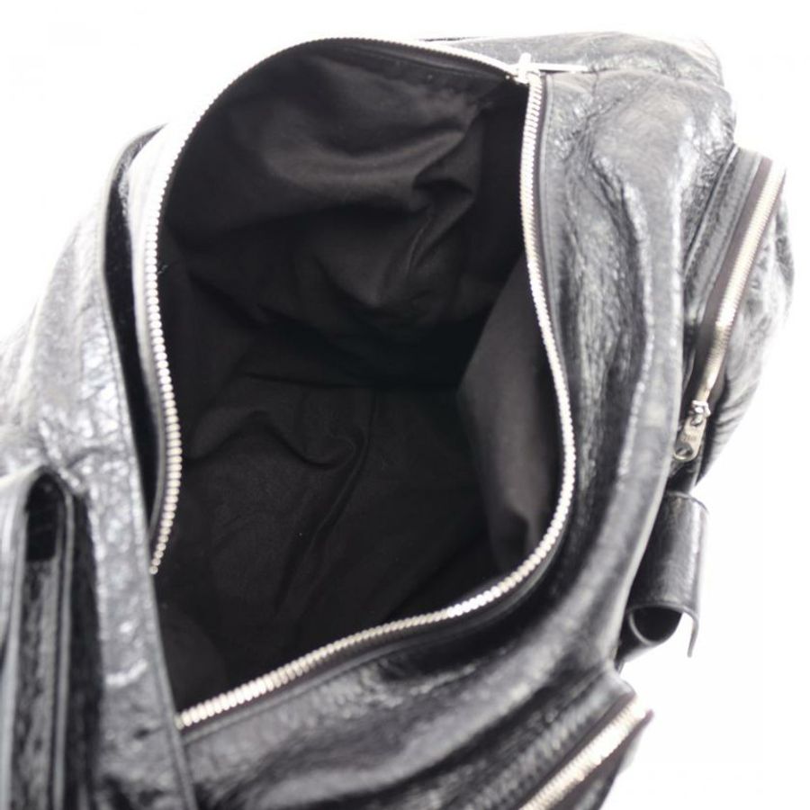 【日本直送】 BALENCIAGA BALENCIAGA SUPERBUSY LARGE SLING BAG 真皮肩包 黑色-2