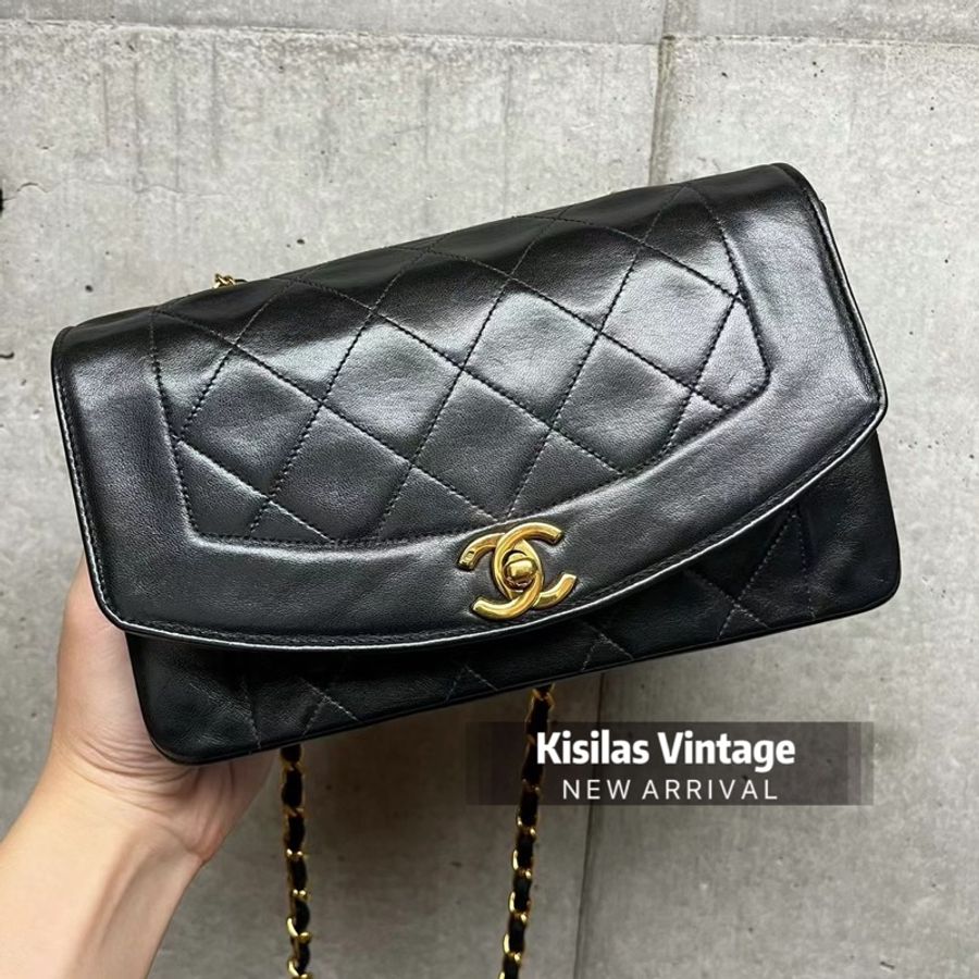 Chanel Lambskin Diana 22cm-0