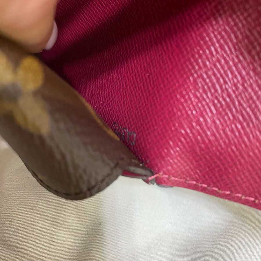 全新 保證正品 LV M60498 Marie-Lou 信封長夾/經典花紋EPI皮革拼接扣式長夾.紫紅-20