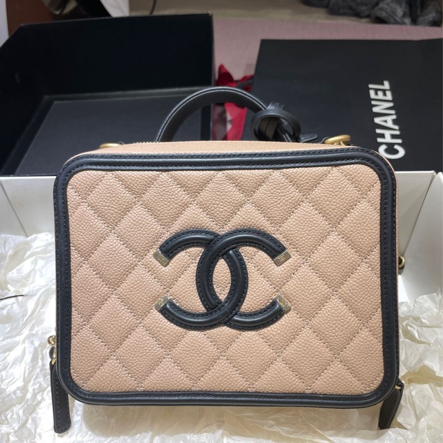 CHANEL VANITY CASE化妝箱21cm-0