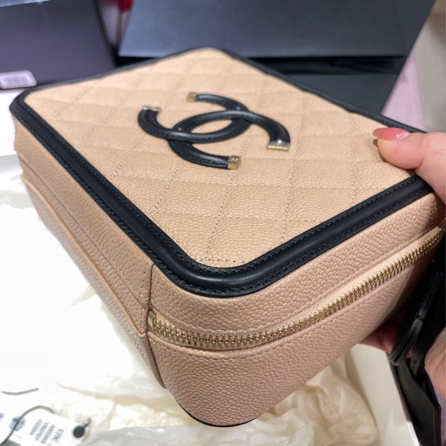CHANEL VANITY CASE化妝箱21cm-4