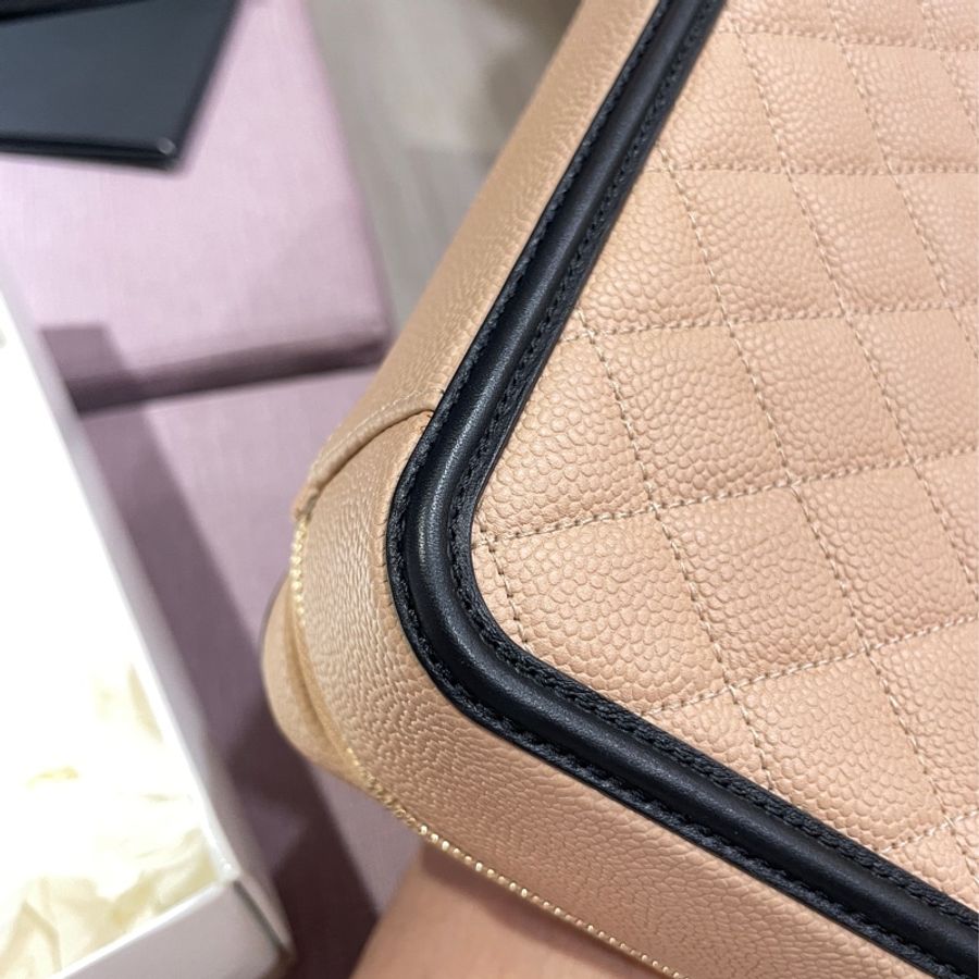 CHANEL VANITY CASE化妝箱21cm-5