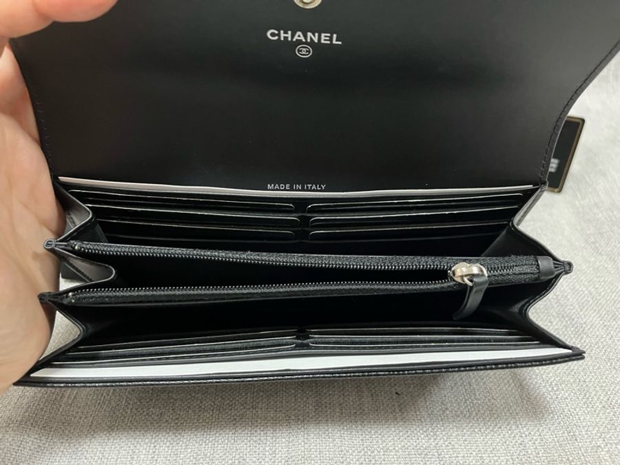 Chanel CC 長銀包-6
