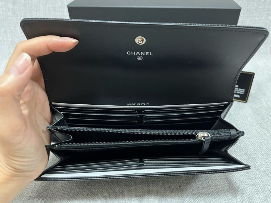 Chanel CC 長銀包-7